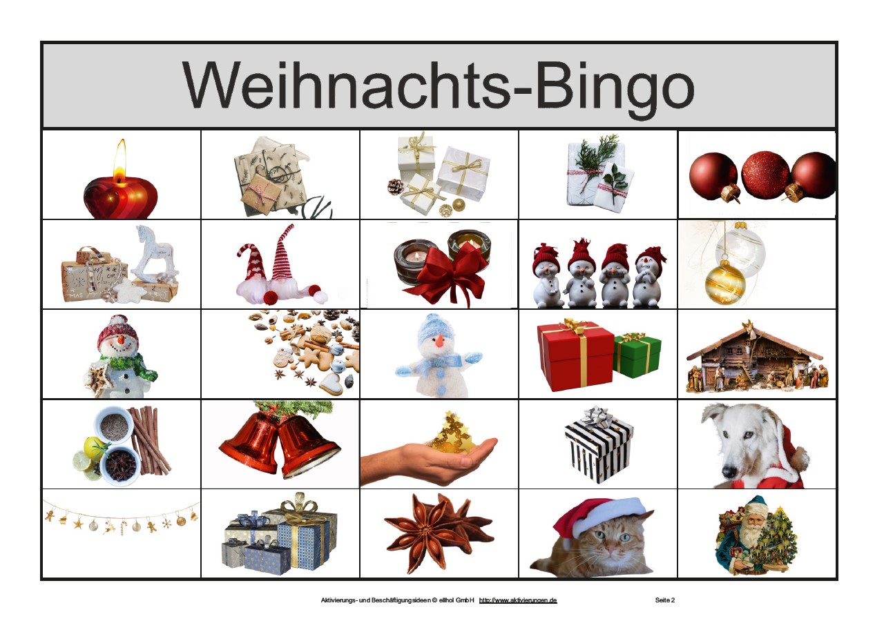 Ein sehr lustiges Bilder-Bingo-Spiel von Werkzeugen für Senioren