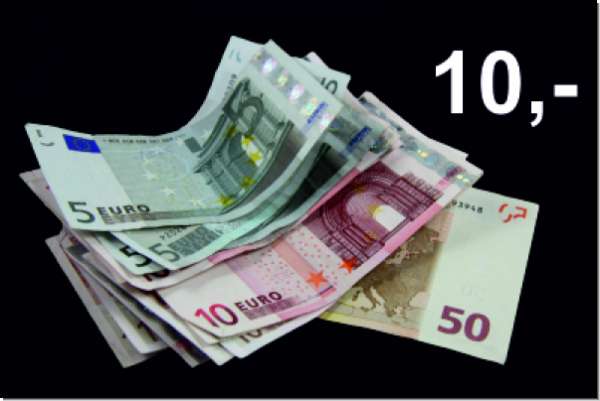 10,- Euro Guthaben für den Kauf von Seniorenbeschäftigungen