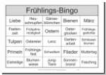 Spielscheine im Format DinA4 mit großer Schrift erleichtern den Senioren das Lesen der Bingo-Begriffe