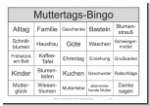 Erweiterung für das Themen-Bingo-Spiel zum Muttertag